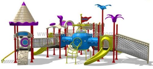 Nice Outdoor Playgrounds Kids Spiral Slide