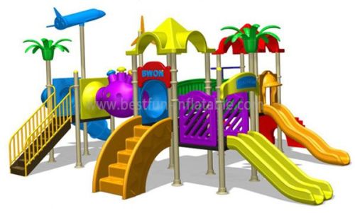 Playground Park Slides Spiral