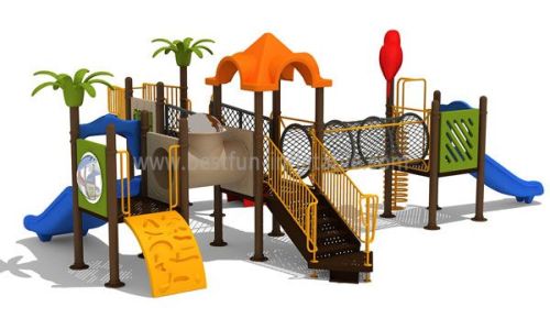 Top Quality Rubber-Coating Outdoor Playground Equipment