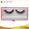 Long Mink Fur Diamond Strip Natural False Eyelashes , Siberian Mink Fur L040