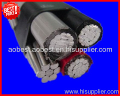 XLPE insulated overhead power cable