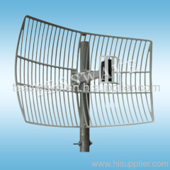 2.6 GHz 19dBi long range high gain directional lte wimax parabolic grid antenna