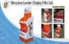 Retail POP Cardboard Floor Display Stands , Tiered Display For Dessert