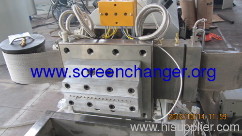 plastic melt filter- automatic belt screen changer