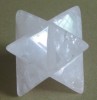 natural gemstone quartz merkaba star