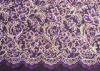 Multi-colors Embroidery Beaded Lace Fabric With Nylon + Polyester CY-XP0007