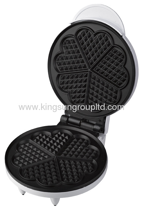 5 slices heart waffle maker