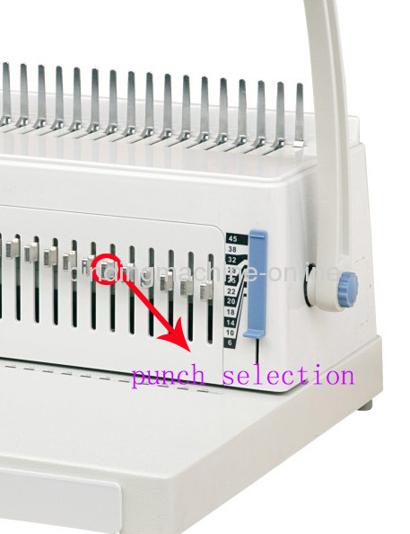 Desktop Plastic Ring Comb Binding Machine