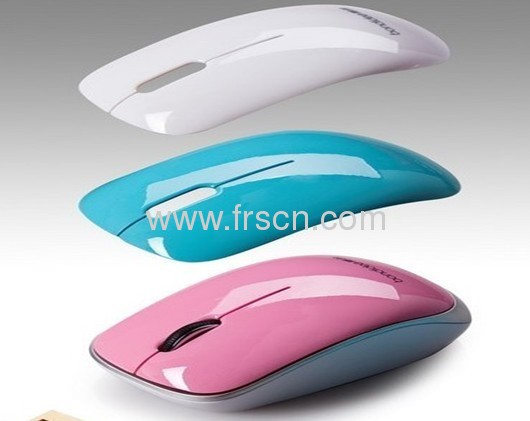 durable and flat wireless 2.4G optical mouse