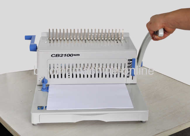 Desktop Plastic Ring Comb Binding Machine