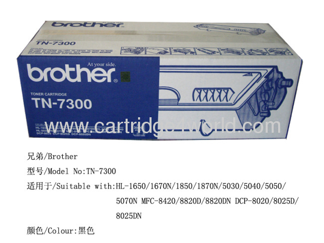 High Quality BrotherTN-7300 Genuine Original Laser Toner Cartridge Factory Direct Sale 