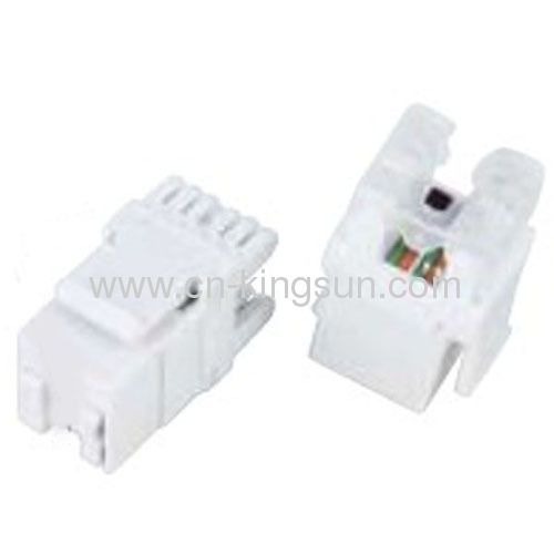 180° RJ45 Keystone Jack with dust cover