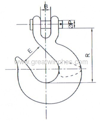 Hook of ATV electric winch (High strength)