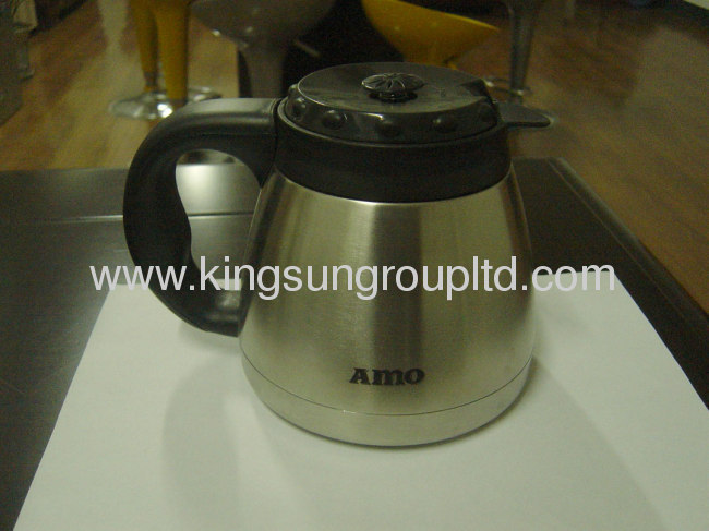 stainless steel and timer drip coffee maker