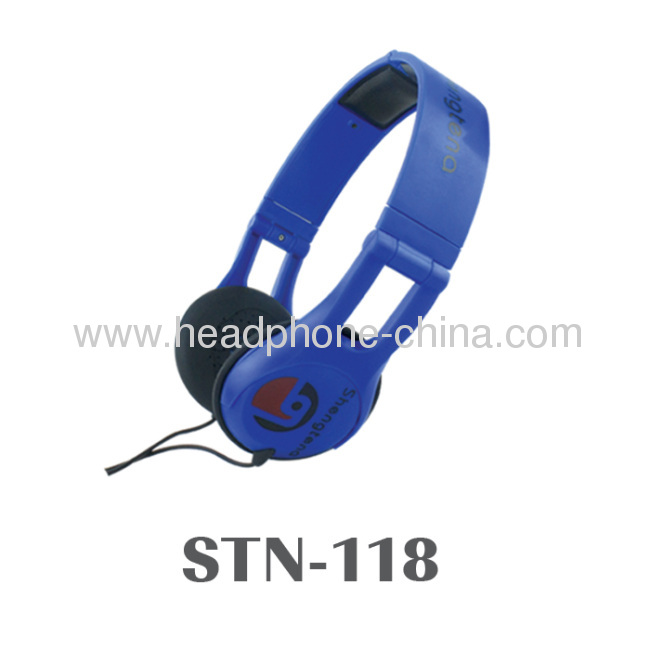 Wired Colorful Fashionable Stereo Over Ear Headpset for MP3/MP4 STN-118