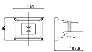 5w Outdoor IP65 led spot lights