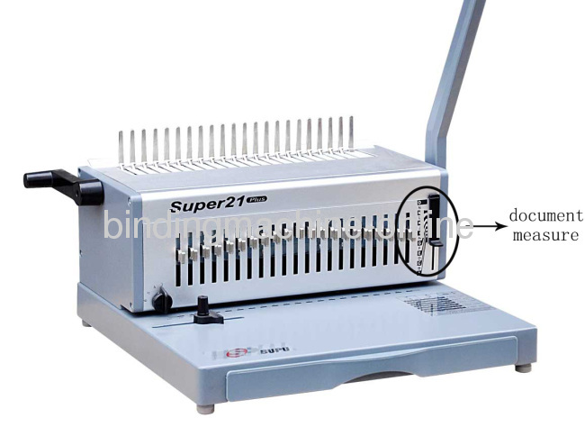 Selectable Punch Pins Comb Binding Machine