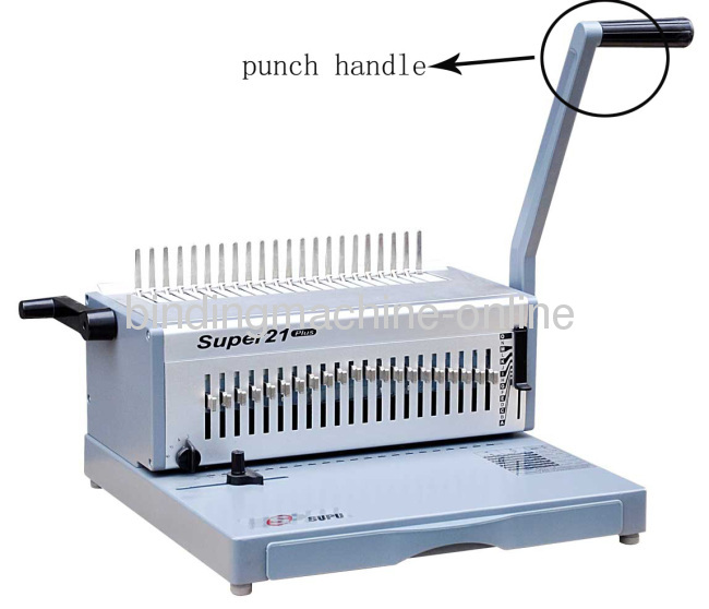 Selectable Punch Pins Comb Binding Machine