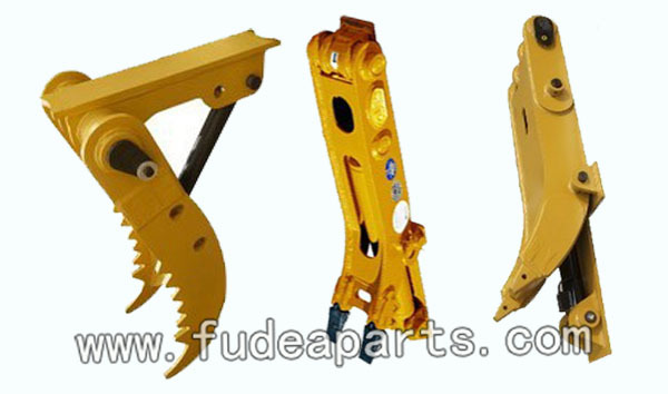 Excavator bucket hydraulic thumb