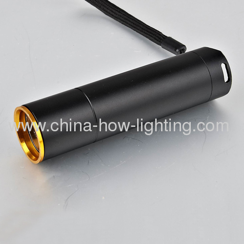 Promotionl Gift Aluminium 1W Torch with Promotional Logo