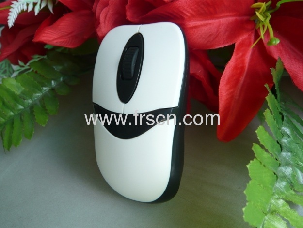 Newest private model green decoration 3d wired optical pc mouse
