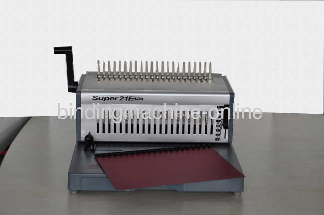 Alloy Durable Construction Punch Electric Comb Binding Machine