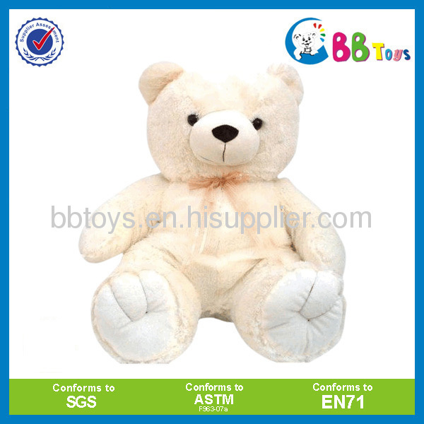 white teddy bear stuffed toy