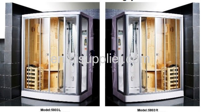 Outdoor Shower Enclosure with 6 directional Body massage Jets