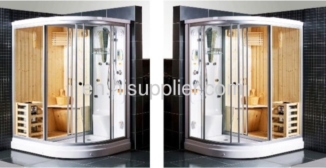 Outdoor Shower Enclosure with 6 directional Body massage Jets