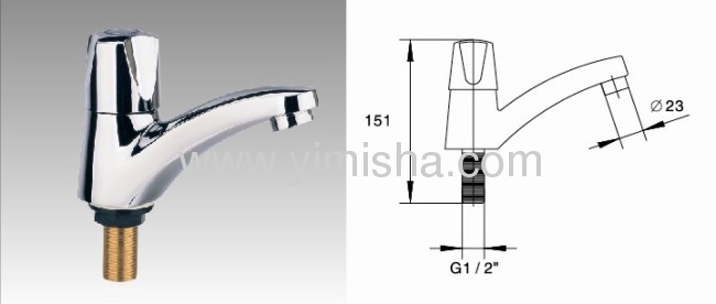 Brass Basin Single Handle Deck Mounted Water Sink Faucet