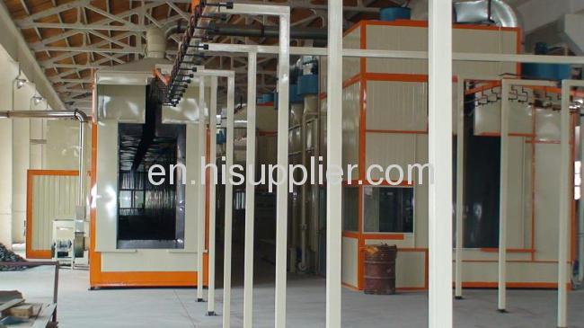 Automatic powder coating production line for metal product 