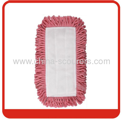 Magic flat Mop Refill with Pink+white colour