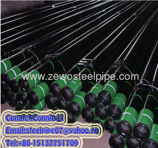 Threaded Petroleum casing pipe Oil pipe Oil steel pipe