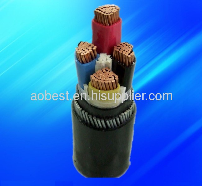 SWA steel wire armored PVC insulated power cable