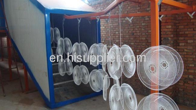 fan powder coating equipment 