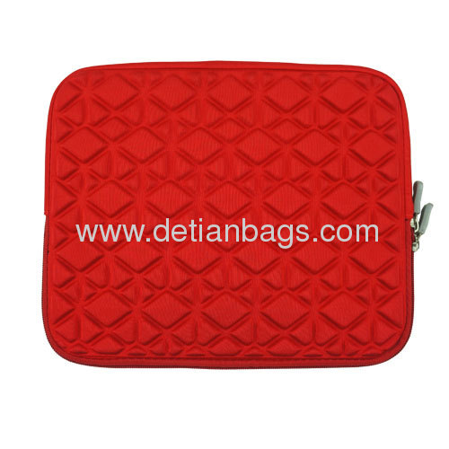coolest stylish new red foam ipad case with zipper for ipad2 ipad3 ipad mini