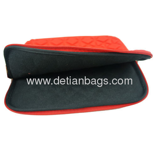 coolest stylish new red foam ipad case with zipper for ipad2 ipad3 ipad mini