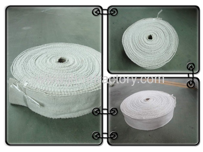 Jiuhua Refractory Ceramic Fiber tape/heat insulator/thermal sleeve