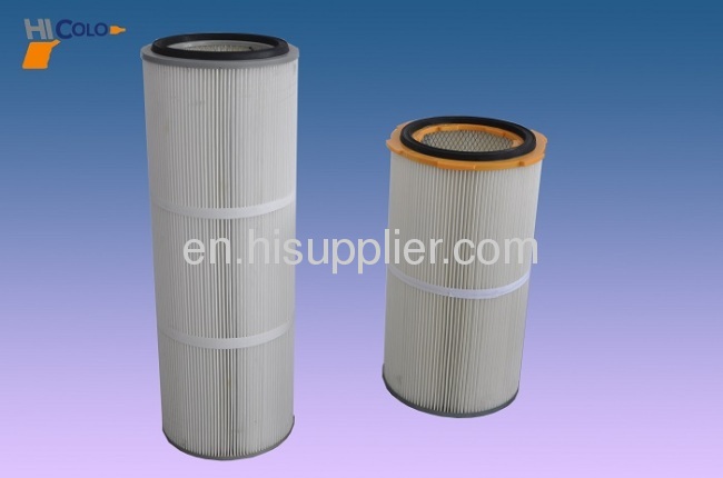 powder recycle filter for powder coating booth