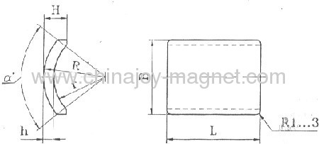 Y30 grade ferrite magnet