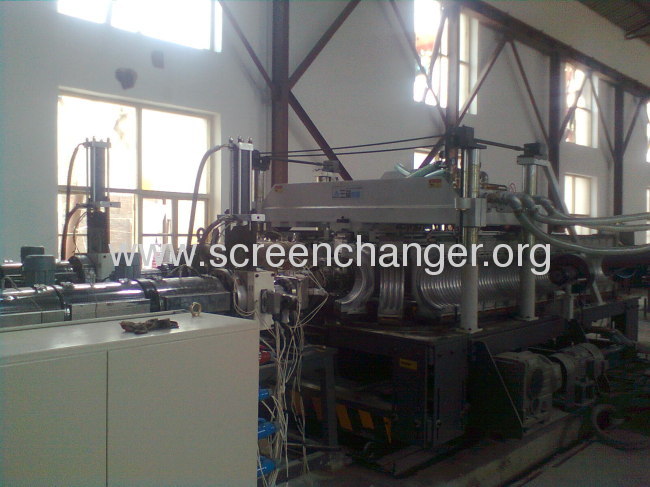 single plate hydraulic screen changer for polymer filtraton