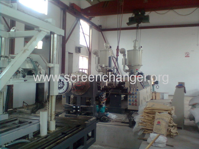 single plate hydraulic screen changer for polymer filtraton