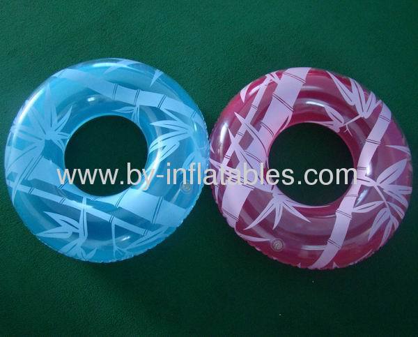 PVC inflatable swimming ring for adult
