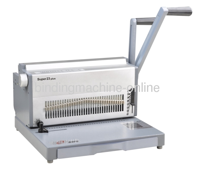 28 Punch Sheets Manual Wire Closing Machine