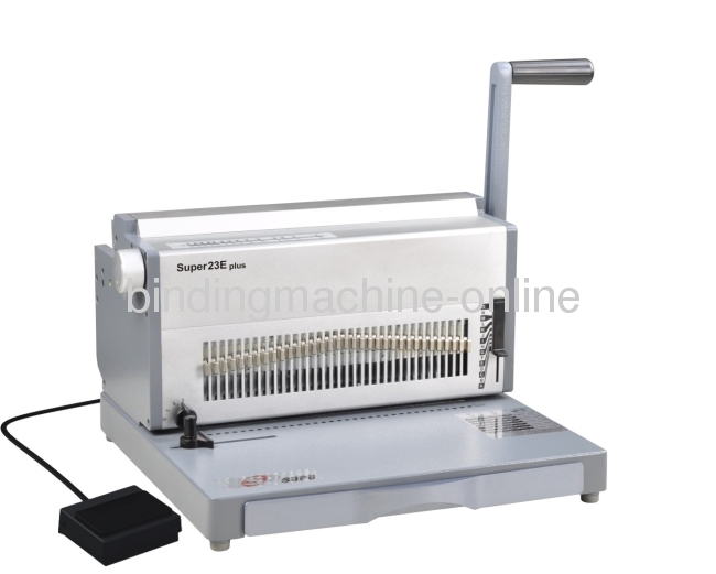 28 Punch Sheets Electric Wire Binding Machine