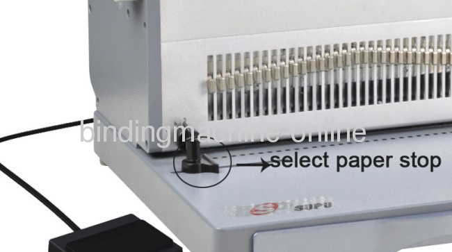 28 Punch Sheets Electric Wire Binding Machine