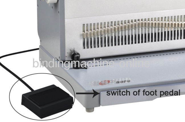 28 Punch Sheets Electric Wire Binding Machine