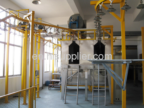 professional powder coating line for fire-fighting equipment