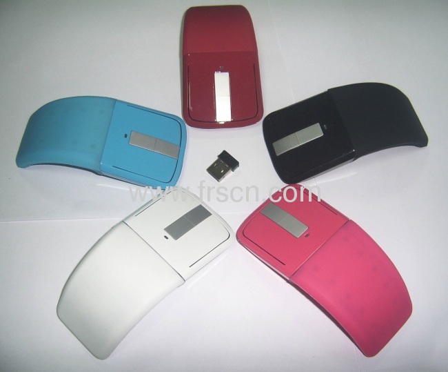 Hot sell touch Arc / Folding 2.4g wireless Microsoft mouse