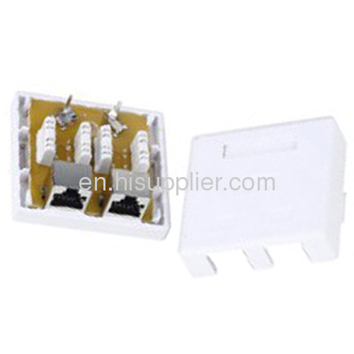 cat.6 RJ45 STP Surface mount box